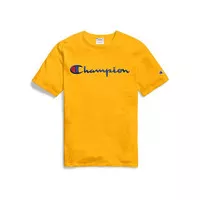 Champion Script Logo Tshirt BIGSIZE Original - Kaos Pria JUMBO SIZE 78 - XL