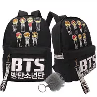 Tas Ransel Kpop Tas BTS Wanita Backpack Sekolah Korea Model Premium