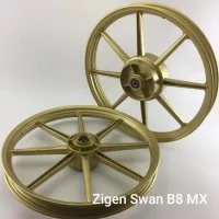 Velg Zigen Rossi Jupiter MX Swan Palang 8 140 160 17 Gold