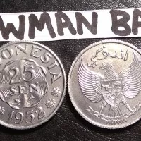 Uang Koin Kuno 25 Sen Garuda Aluminium