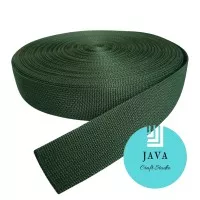 TALI WEBBING TAS LT 3.8 CM WARNA HIJAU TNI LT 38 TNI