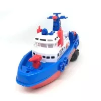 Mainan anak RC fire boat / fire rescue perahu dapat berjalan di air