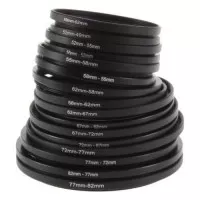 Step Up ring 52mm-77mm/55-58/55-62/55-67/55-72/55-77/58-62/58-67/58-72