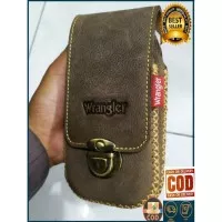 Sarung Hp Pinggang Pria Kulit Asli Wrangler WR2 - Tas Dompet Hp Kulit