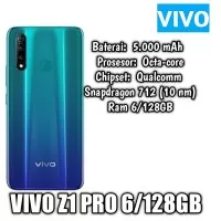 VIVO Z1 PRO RAM 6/128GB - GRS RESMI VIVO 1THN - Biru & Hitam