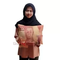 Bantal Uang Rupiah Indonesia Uk 40x30 cm