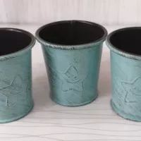 Vas Kaleng Mini / Vas Bunga Rustic / Vas Cangkir