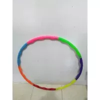 Mainan Anak Hula Hoop Plastik Warna-warni