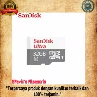 Sandisk Micro Sd Ultra Memory Card 32GB 80MBps Class 10 MicroSd-Putih