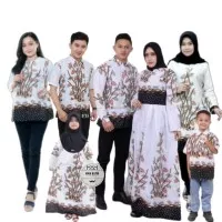 batik couple keluarga gamis standar dan jumbo motif BAMBU