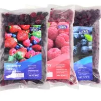 Blueberry frozen fruits IQF - buah blueberry beku - smoothie bowl