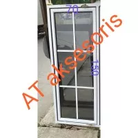 jendela aluminium 70x150 ornamen murah harga grosir