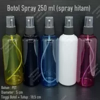 Botol Spray 250 ml / Botol Parfum / Botol 250 ml Spray Hitam