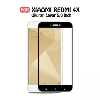 Xiaomi Redmi 4X Premium Tempered Glass Warna Full Layar