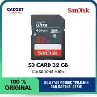 Sandisk Ultra SDHC Sdcard 32gb 48mbps Class 10 / Sd Card 32gb 48mb/S