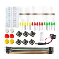Breadboard LED Jumper Wire Button Diy Kit Basic Starter Kit arduino
