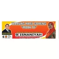spanduk banner cetak gambar poster caleg pilkada pemilihan ketua wakil