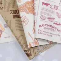 Kertas Roti Wax Paper Bread Cake Parchment Paper Kilat Baking Paper