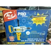 Mesin Bor 16mm H&L PRO/ Electric Drill + Mixer 16mm H&L PRO
