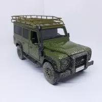 Diecast Land Rover Defender Versi Lumpur Miniatur Mobilan Mainan 1:32