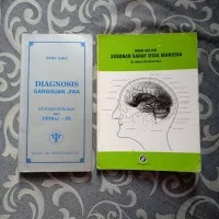 2 pcs buku Diagnosis gangguan jiwa & susunan saraf otak manusia