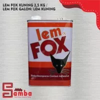 LEM FOX KUNING 2,5 KG / LEM FOX GALON/ LEM KUNING