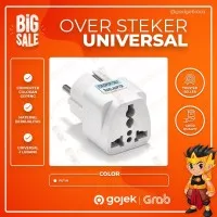 Over Steker Universal Colokan Gepeng UK KR Plug Converter Adapter