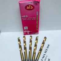 Mata Bor Besi ATS 12,5mm - Bor Kuning HSS TiN Twist Drill 12.5 12,5 mm