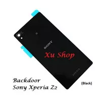 Backdoor / Tutup Belakang Sony Xperia Z2 Original New (Black & White)