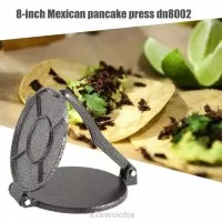 8 Tortilla Press Maker Aluminum Foldable Kitchen Flour Corn Baking