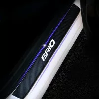 stiker carbon fiber cutting stiker pelindung pintu carbon stiker brio