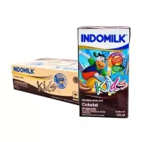 Susu Indomilk 115 ml per dus / Susu UHT Indomilk Kids 115 ml