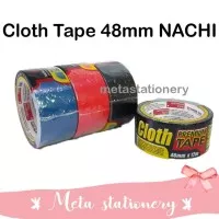 Cloth Tape Nachi 46mm / Lakban Hitam Nachi