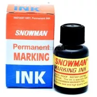 TINTA SPIDOL PERMANENT SNOWMAN / SNOWMAN PERMANENT MARKING INK /REFILL - Biru