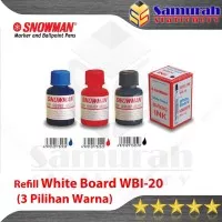 Tinta Spidol White Board Snowman WBI 20 / Refill Marking Ink WBI-20