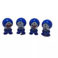 Boneka Per Kepala Goyang Spring Doll Avenger / Doraemon Emoticon LED