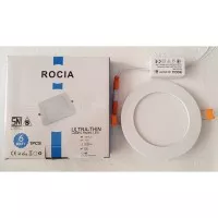 Lampu Panel LED Rocia/ Downlight Panel LED 6 Watt Bulat