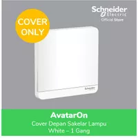 Schneider Electric AvatarOn Cover Saklar Lampu Putih 1 Gang - E8331_WE