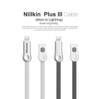 NILLKIN PLUS III DATA CABLE MICRO TO LIGHTNING CONNECTOR KABEL CHARGER
