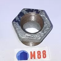 Vlok Ring 3/4 x 1/2 inch Galvanis - Besi Sok Drat Dalam Luar ×