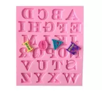 Cetakan huruf alphabet cetakan fondant huruf angka alphabet cake