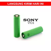 Baterai Sony VTC 6 VTC6 Vape Vapor Fapor Fape 18650 3000mah 3000 mah