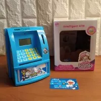 Mainan Celengan ATM Doraemon Deposit Box Karakter - Kado Anak