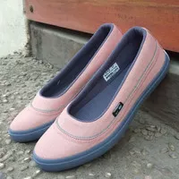 Sepatu slip on peach 05/sepatu wanita/sepatu flat/sepatu lucu