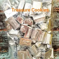 cokelat/coklat delfi treasure cookies 1kg isi 96pcs