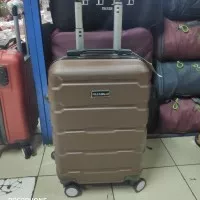 koper 18 inch piber kabin coklat Tua/travel bag/tas pakain roda