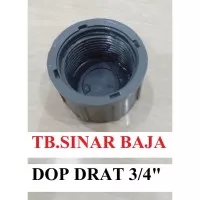 Dop Drat Dalam 3/4" AW PVC / Tutup / Cap