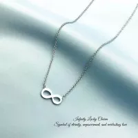 Kalung infinity stainless - 35cm