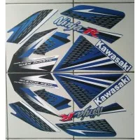 stiker striping kawasaki ninja r 2013 biru