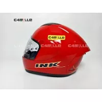 HELM INK CL MAX SOLID FIRE RED FULL FACE